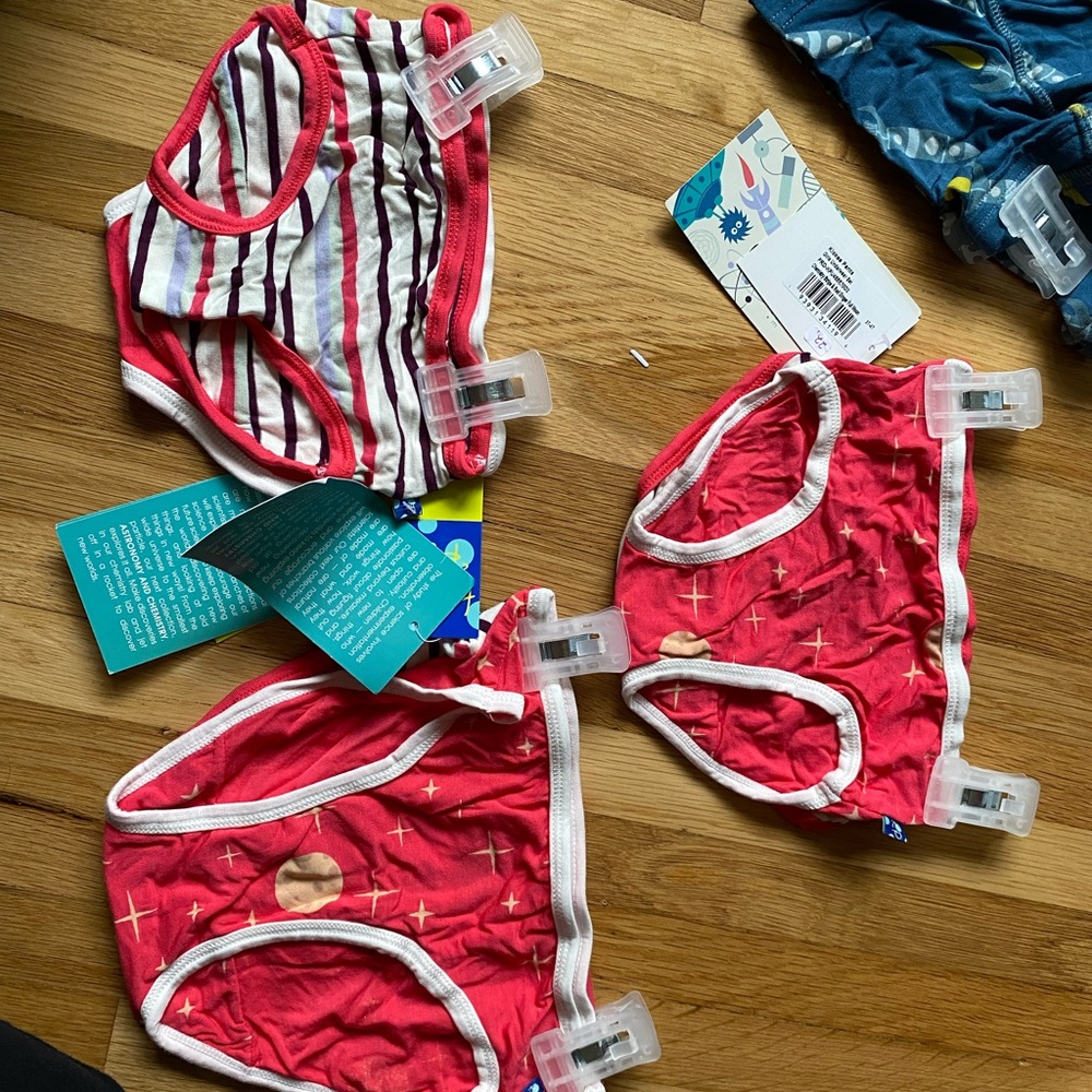 Kickee Pants Girls Underwear Set